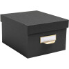 Exacompta 79601E Office by me box set 3-piece black with label holder