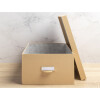 Exacompta 79602E Set of 3 storage boxes Office by me Beige