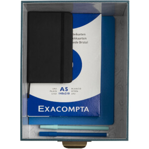 Exacompta 79603E Set of 3 boxes Office by Me blue-green