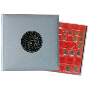 Exacompta 96000E Coin album silver-metallic 24,5x25cm