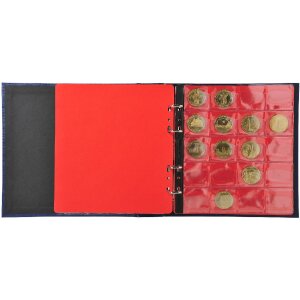 Exacompta 96114E Ring binder for 100 souvenir medals Navy blue 24.5x25 cm