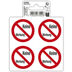 Exacompta 67042B No advertising sign 10x10 cm...