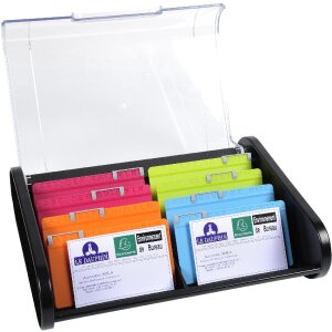 Exacompta 68198D Card index box for business cards...