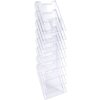 Exacompta 64858D Wall brochure holder 8 compartments A4 vertical transparent crystal