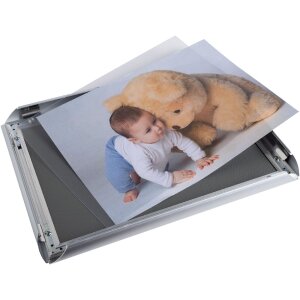 Exacompta 8294358D Wall poster frame aluminium A2 Exacryl silver