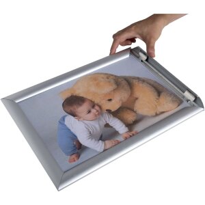 Exacompta 8294358D Wall poster frame aluminium A2 Exacryl silver