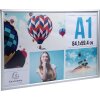 Exacompta 8194358D Wall poster frame A1 Aluminium Exacryl silver