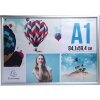 Exacompta 8194358D Wall poster frame A1 Aluminium Exacryl silver