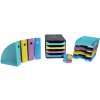 Exacompta set of 4 magazine files MAG-CUBE Forever Young assorted colours