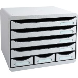 Exacompta STOREBOX drawer box 7 open drawers Office light...