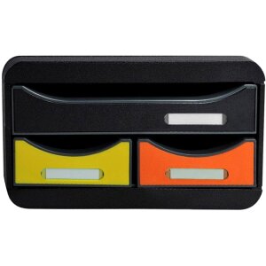 Iderama 311798D SMALL BOX with 3 drawers rainbow colours