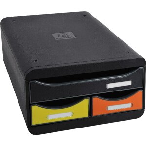 Iderama 311798D SMALL BOX with 3 drawers rainbow colours