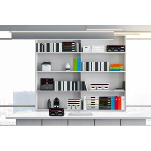 Exacompta 310913D Drawer box Big Box Plus 4 compartments White Harlequin