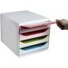 Exacompta 310913D Drawer box Big Box Plus 4 compartments White Harlequin