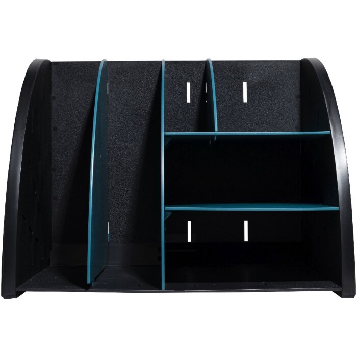 Exacompta 394505D Desktop organiser Neo Deco black blue-green