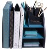 Exacompta 394505D Desktop organiser Neo Deco black blue-green