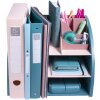 Exacompta 394606D Desktop Organiser Skandi Pacific Blue Nude