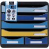 Exacompta 3124202D Drawer box BIG BOX MAXI 6 drawers Bee Blue