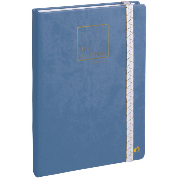 Quo Vadis Life Journal Dots Notebook Blue 15x21 cm Clairefontaine paper