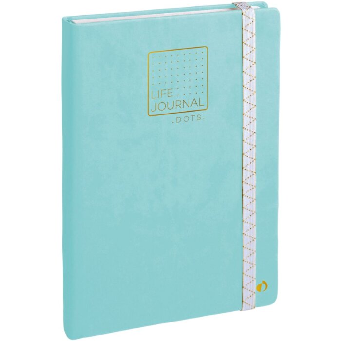 Quo Vadis Life Journal Dots Bullet Journal Turquoise 15x21 cm Clairefontaine paper