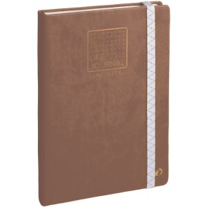 Quo Vadis Life Journal Infinite Brown 15x21 cm Permanent...