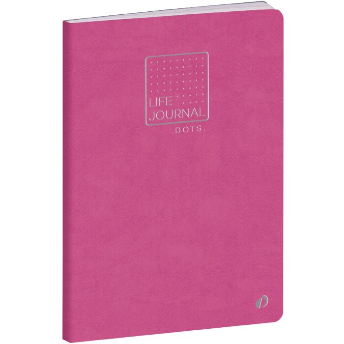 Quo Vadis Life Journal Dots Notebook Pink 15x21 cm Clairefontaine paper