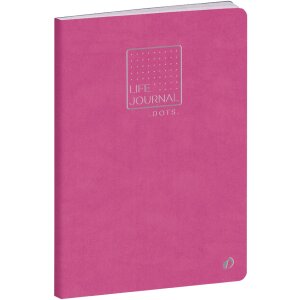 Quo Vadis Life Journal Dots Notebook Pink 15x21 cm...