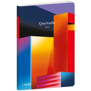 Quo Vadis Notebook Iconic Multicoloured Lined 15x21 cm