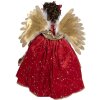 Clayre & Eef 50777 Decoration Angel 50x30x65 cm Red Gold