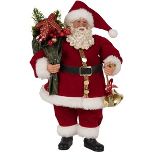 Clayre & Eef 65597 Father Christmas Decoration Red...