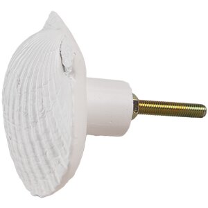 Clayre & Eef 65734 Door Knob Shell White Polyresin...