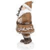 Clayre & Eef 6PR4305 Decoration Father Christmas 3x3x8 cm