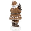 Clayre & Eef 6PR4305 Decoration Father Christmas 3x3x8 cm