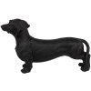 Clayre & Eef 6PR5070 Decoration Dog Black 37x11x23 cm Polyresin