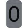 Exacompta information signs self-adhesive aluminium 2,5x4,4cm grey digits 0-9