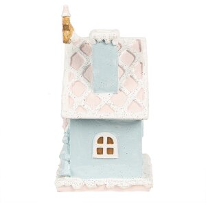 Clayre & Eef 6PR4201 Decoration House with LED 9x8x15 cm