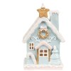 Clayre & Eef 6PR4201 Decoration House with LED 9x8x15 cm