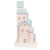 Clayre & Eef 6PR4202 Decoration House with LED 13x13x26 cm