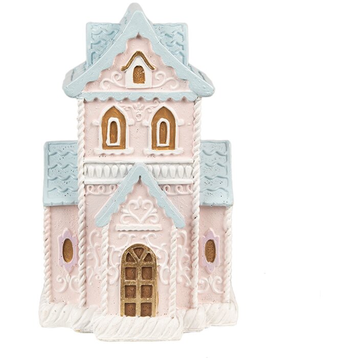 Clayre & Eef 6PR4203 Decoration House with LED 10x8x16 cm