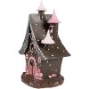 Clayre & Eef 6PR4240 Decoration house with LED 16x13x26 cm / 3xAA