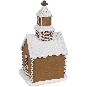 Clayre & Eef 6PR4304 Decoration House with LED 8x7x15 cm