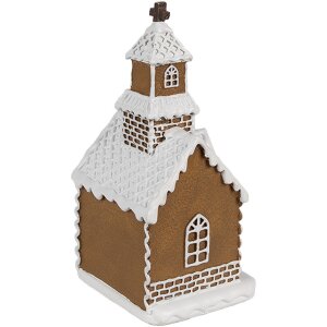 Clayre & Eef 6PR4304 Decoration House with LED 8x7x15 cm