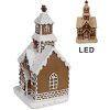 Clayre & Eef 6PR4304 Decoration House with LED 8x7x15 cm