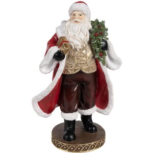 Clayre & Eef 6PR4278 Father Christmas Figurine Red...