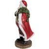 Clayre & Eef 6PR4278 Father Christmas Figurine Red 13x10x23 cm Polyresin Classic