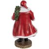 Clayre & Eef 6PR4278 Father Christmas Figurine Red 13x10x23 cm Polyresin Classic