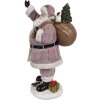 Clayre & Eef Father Christmas Figurine Pink 43 cm Polyresin Christmas Decoration