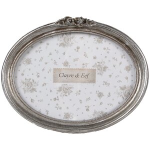 Clayre & Eef 2F1176 Picture Frame Silver 20x3x15 cm...