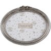 Clayre & Eef 2F1176 Picture Frame Silver 20x3x15 cm Oval Retro Vintage