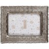 Clayre & Eef 2F1179 Photo frame 16x2x21 cm Silver Bohemian 10x15 cm